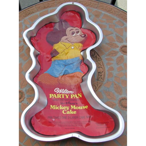 Wilton Mickey Mouse Cake Party Pan Walt Disney's 1978 515-1805 Bake & Decorate - Picture 1 of 3